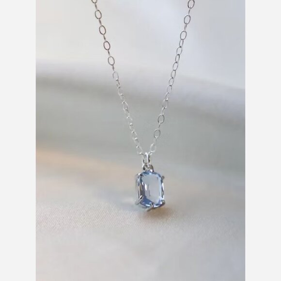 💙 Holiday Sapphire Necklace – Christmas Gift / Stocking Stuffer - Picture 2 of 5